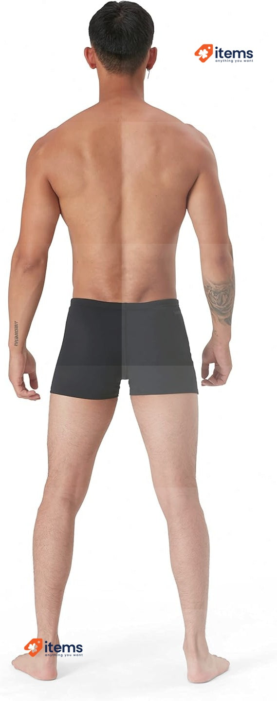 Speedo ECO Endurance+ Aquashort Black Men S Swimming Trunks Chlorine Resistant