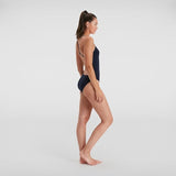 Speedo Women's Eco Endurance+ Thinstrap 1 Piece Swimsuit True Navy 32