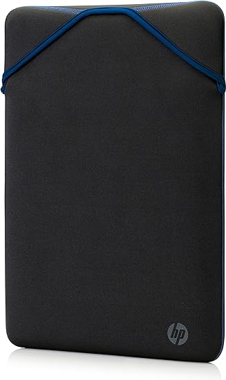 HP - PC Protective Reversible Sleeve for Laptops up to 14 Inches Black / Blue