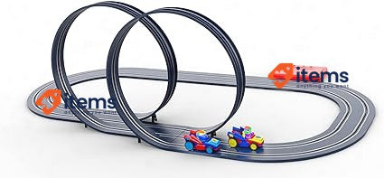 Ninco - Superthings Double Looper | 1/50 Scale Slot Circuit Ages 3+ (91018) 126"