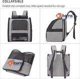 SUPERBE Expandable Pet Backpack for Cats Small Dogs, Airline Approved Carrier
