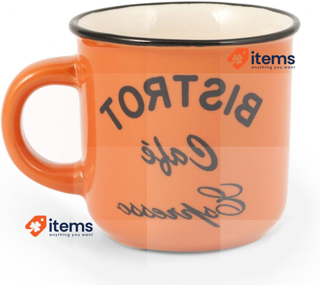 Home CC120 6 Cups Of Coffee Steineware Bistro Without Plate Multicoloured