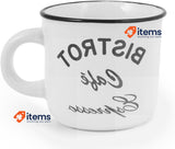 Home CC120 6 Cups Of Coffee Steineware Bistro Without Plate Multicoloured