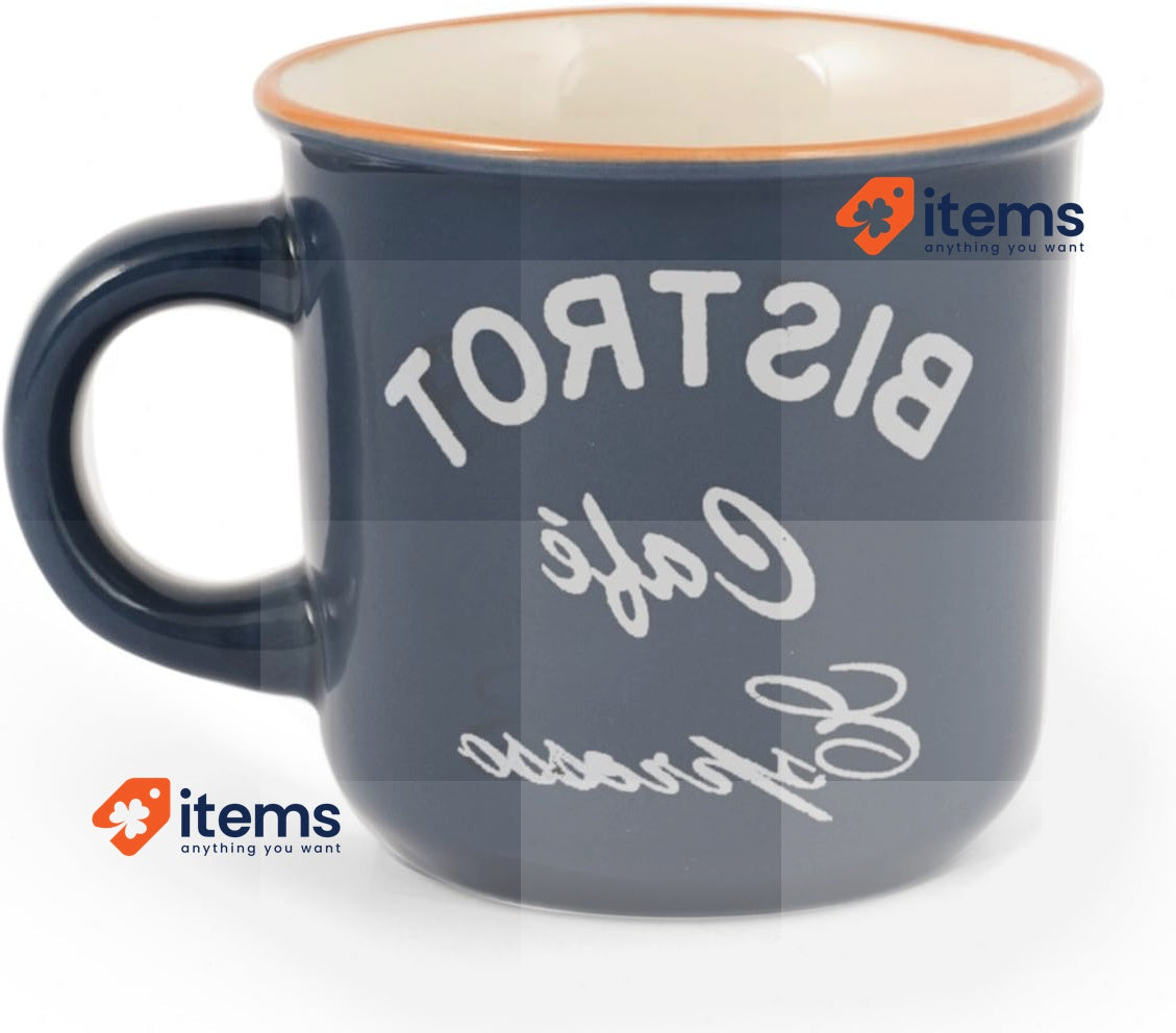 Home CC120 6 Cups of Coffee Steineware Bistro Without Plate 
Multicoloured