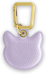 UNTAGS - Charm Cat - Material Effect Leather - Pendant for Smartphone - Lilac