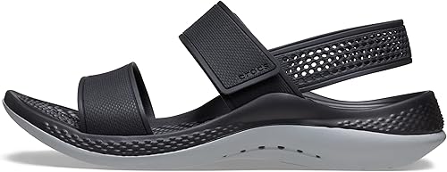 Crocs Literide 360 Sandal W Women's Sandals, Black Light Grey, 37/38 EU