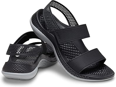 Crocs Women's Literide 360 Sandal W Black Light Grey 36/37 EU