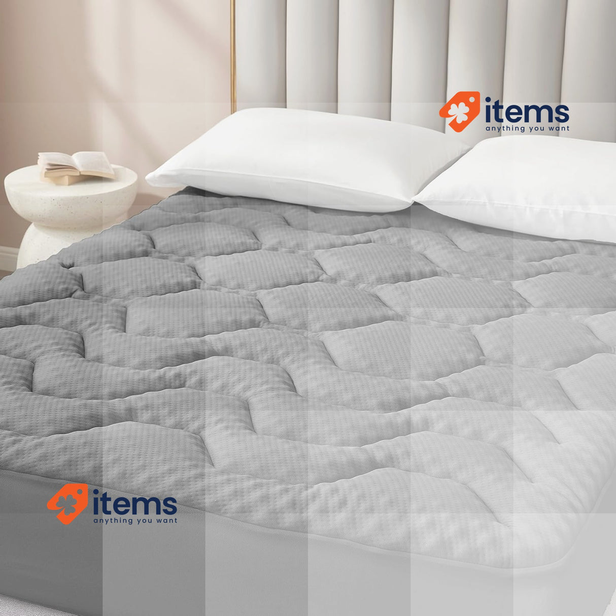 EHEYCIGA Viscoelastic Mattress Topper 90x190, Memory Foam Mattress Topper 38cm