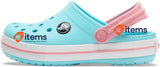 Crocs Crocs Unisex Kid's Crocband Clog K
 Blue/White Size UK 7 1/2 EU 38