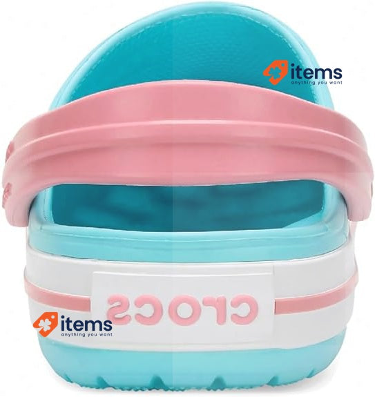 Crocs Crocs Unisex Kid's Crocband Clog K
 Blue/White Size UK 7 1/2 EU 38