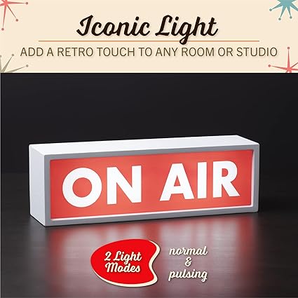 Paladone ON AIR Light Sign For Room Decor Red