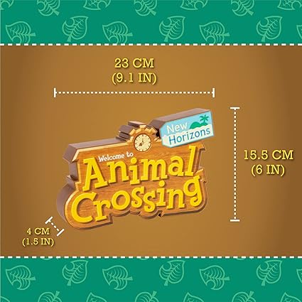 Paladone PP8377NN Animal Crossing Logo Light with Two Light Modes