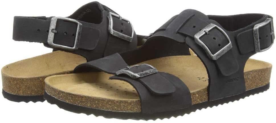 Geox Men U Sandal Ghita For Men Synthetic Black UK 6 EU 39