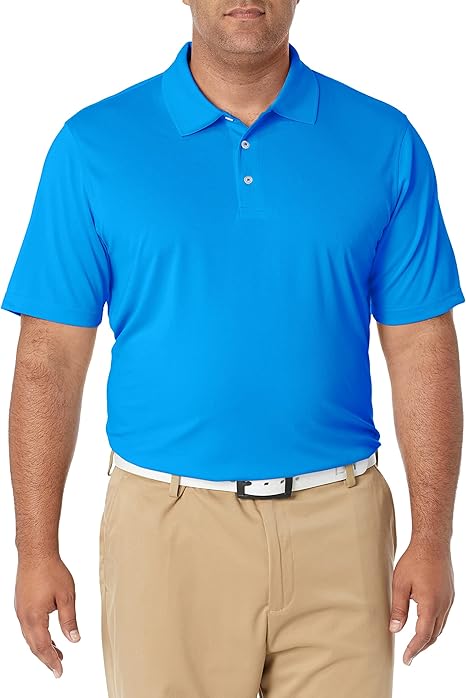 Amazon Essentials Men's Regular-Fit Quick-Dry Golf Polo Shirt-Large