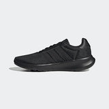 adidas mens Lite Racer 3.0 Lace-up Running Shoes Running Shoe Black Grey 44 EU