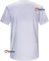 MISEMIYA Uniforms Unisex Scrub Set in White, Size 3XL Adult Medical Pants