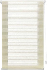 Blindecor Indus without tools double roller blind linen 55 x 150 cm