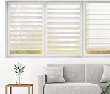 Blindecor - Indus WITHOUT Tools. Double Layer Roller Blind