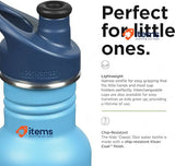 Klean Kanteen Kid s Kid Classic Narrow 12oz W/Kid Sport Cap Hawaian Ocean 355 ml