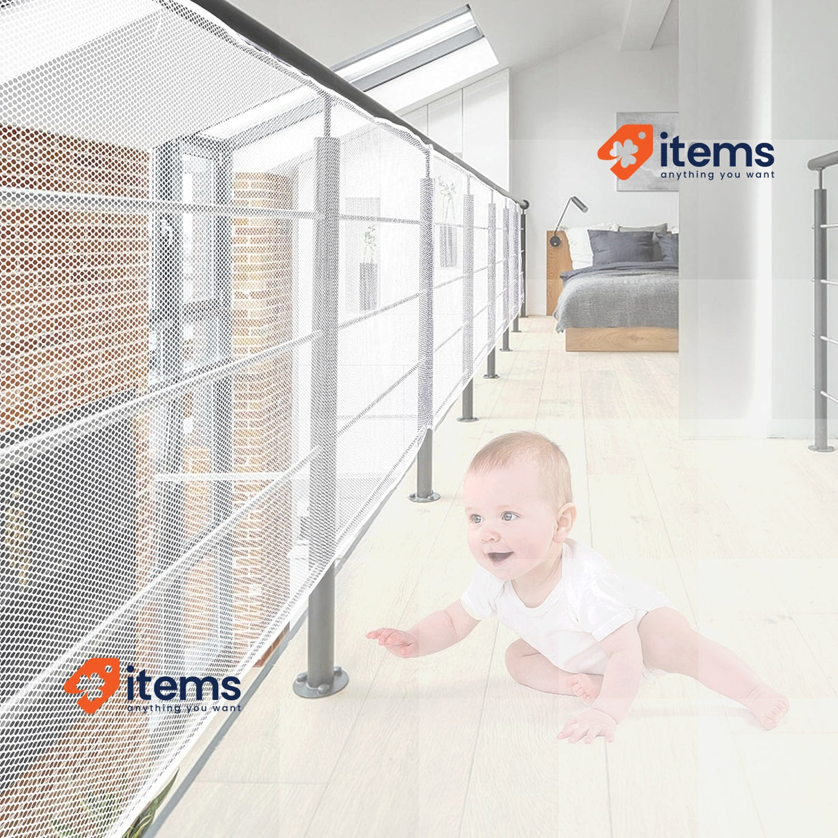 Xiyee Safety Net For Stairs - St White Metres Balconies Children S Nets Balcony