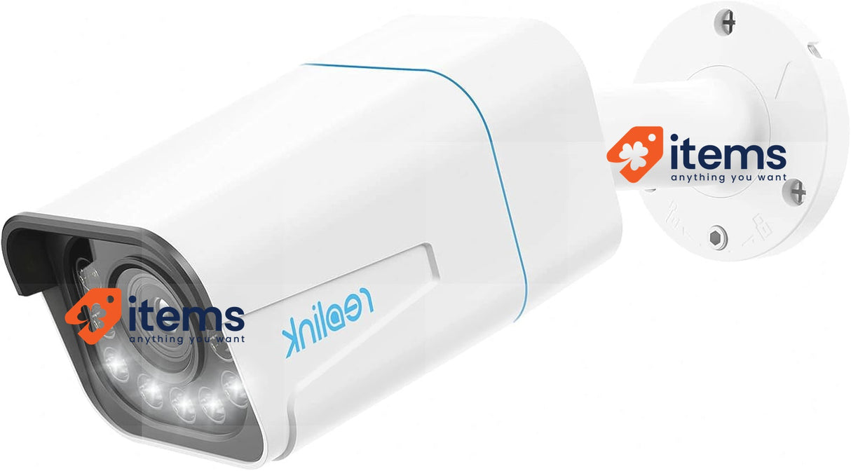 Reolink Security Camera RLC-811A White Reolink 4K Human/Vehicle Time-Lapse 5X