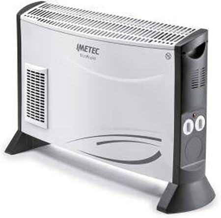 Imetec Eco Rapid, Electric stove 2000 W, Energy Consumption Technology Silver