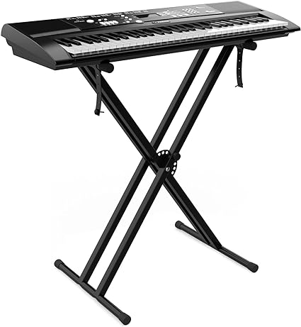 Audibax Onyx 120 Soporte Tijera Doble para Teclado(Yamaha, Casio, Roland, Korg)