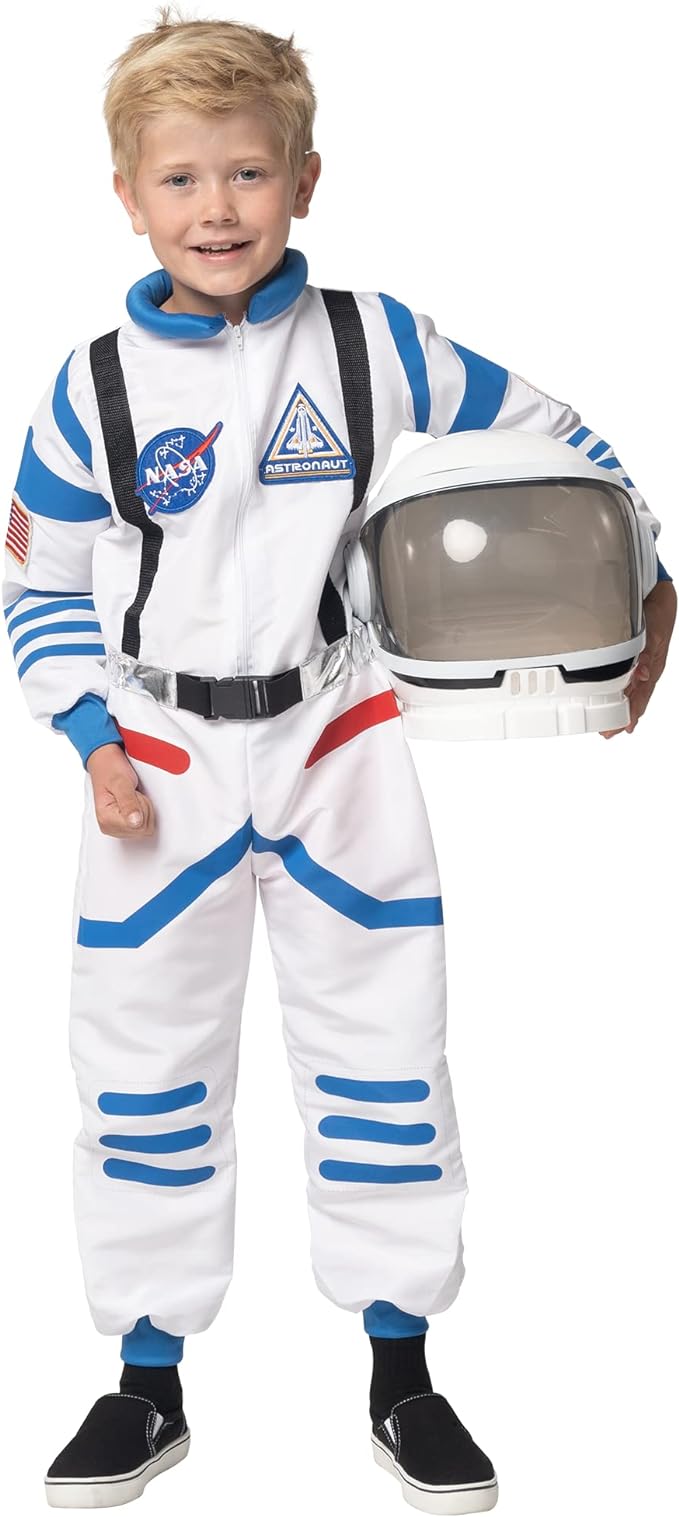 Spooktacular Creations Halloween Child Unisex White Astronaut Costume XS