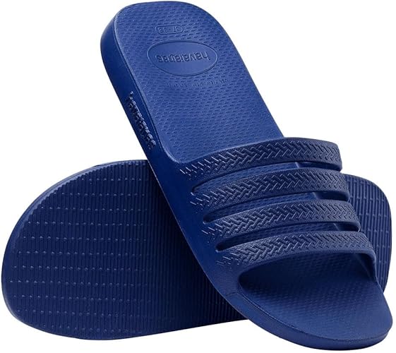 Havaianas Slide Stradi Slide Unisex Kids Navy Blue Size UK 3 EU 35/36