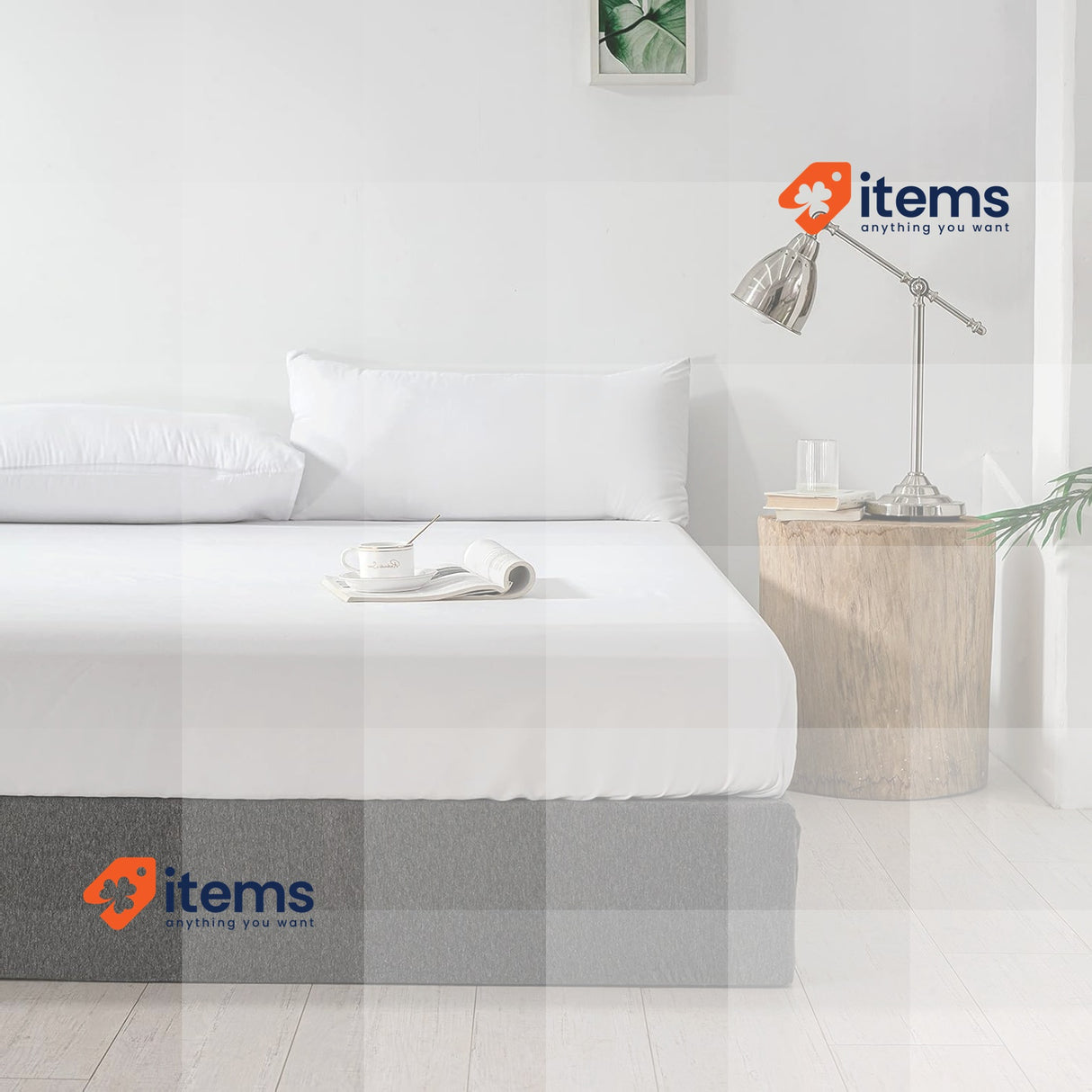 Good Nite Fitted Sheet 160 x 200 cm, White, Polyester, 30 cm, Extra Deep, Soft