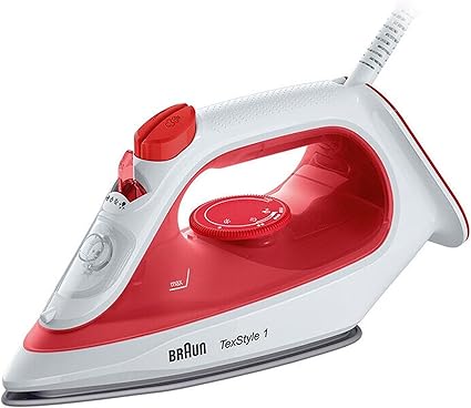 Braun TexStyle 1 SI 1019, Steam Iron, Anti-stick coating, Thermostat, 25g/min