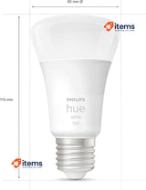 Philips Hue New White Smart Light Bulb 75W - 1100 Lumen (E27 Edison Screw) Works