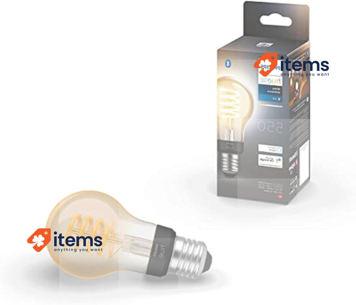 Philips Hue Ambiance Filament Dimmable Smart Light Bulb with Bluetooth