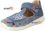 Superfit Girl s Bumblebee Hook & Loop Sandal Blue 8000 : Size 24EU, 7UK 5 Child