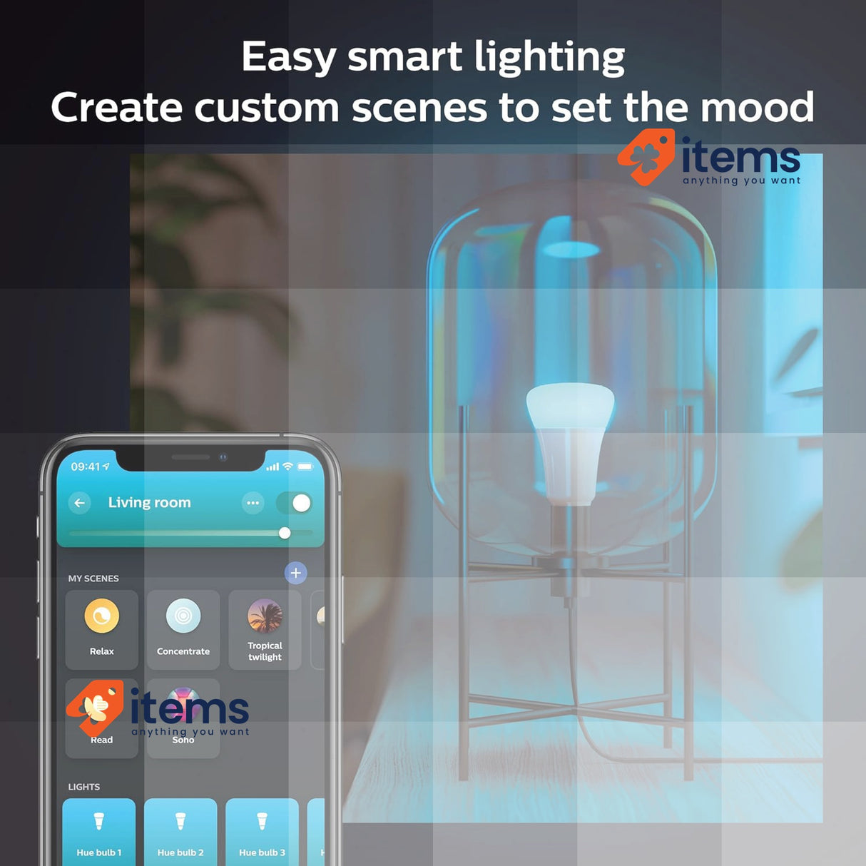 Philips Hue New White and Colour Ambiance Smart 60W E27 Bulb 4 800 Lumen Edison
