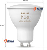 Philips Hue White and Colour Ambiance Smart Light 2 Pack [GU10 Spot]