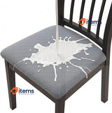 SHENGYIJING Stretch Diamond lattice Chair Seat Covers, Waterproof Light Gray