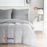 Good Nite Bed Linen Set 90g Grey Piece Bedding Cm Pillowcases Breathable 200 cm