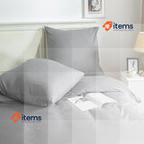 Good Nite Bed Linen Set 90g Grey Piece Bedding Cm Pillowcases Breathable 200 cm