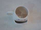 outoftheblue Cat Coffee Mug w/ Biscuit Compartment Kitten Cup Coffee Cup White