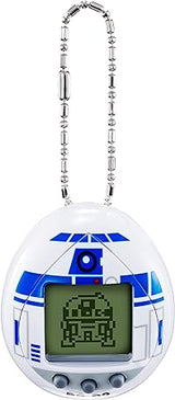 Tamagotchi 88821 Star Wars R2D2 Virtual Pet & Key Chain-(White), Multicolour