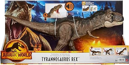 Mattel Jurassic World Tyrannosaurus Rex Action Figure T Rex Dinosaur Toy