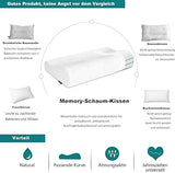 LAMB Height-adjustable memory foam pillow White