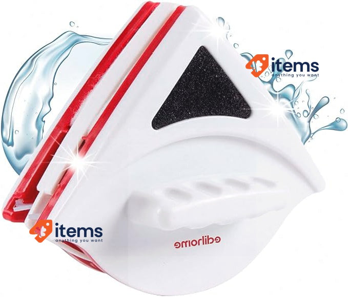 Edihome, Magnetic Window Cleaner, with Double Sides for Windows 24 mm 15-24 6