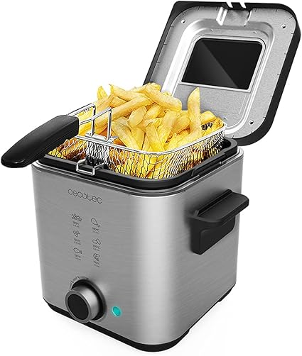 Cecotec CleanFry Advance 1500 Inox Electric Fryer 1.5 Litre Stainless Steel