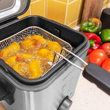 Cecotec CleanFry Advance 1500 Inox Electric Fryer 1.5 Litre Stainless Steel