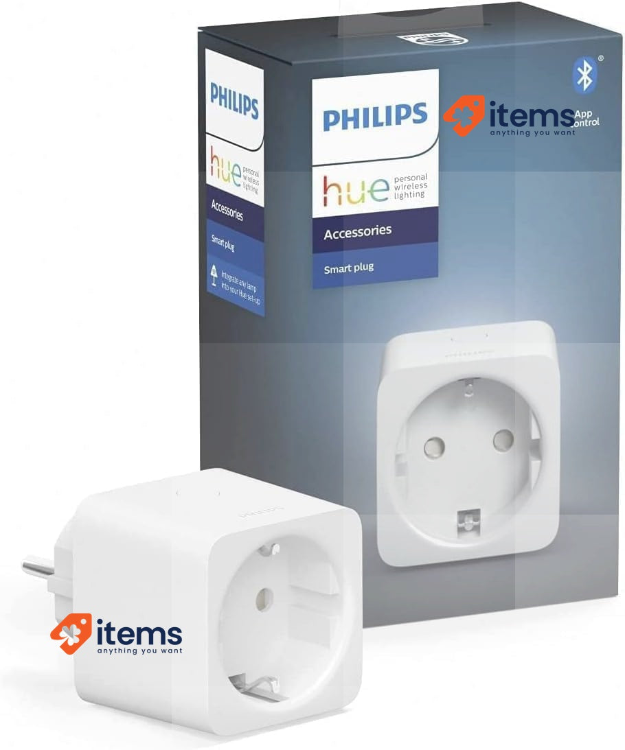 Philips Hue Smart Plug Smart Plug Compatible with Amazon Alexa White