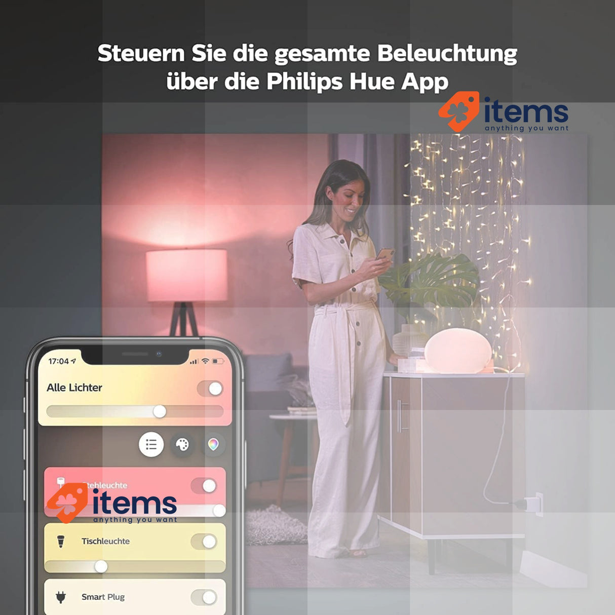 Philips Hue Smart Plug Smart Plug Compatible with Amazon Alexa White