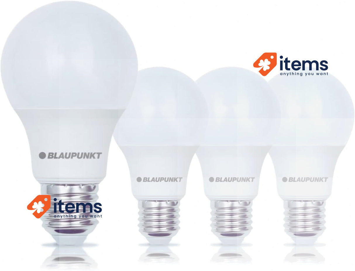 Blaupunkt LED Bulb Classic A60 LED lamp, E27 Base Screw, 12W Pack of 4 White