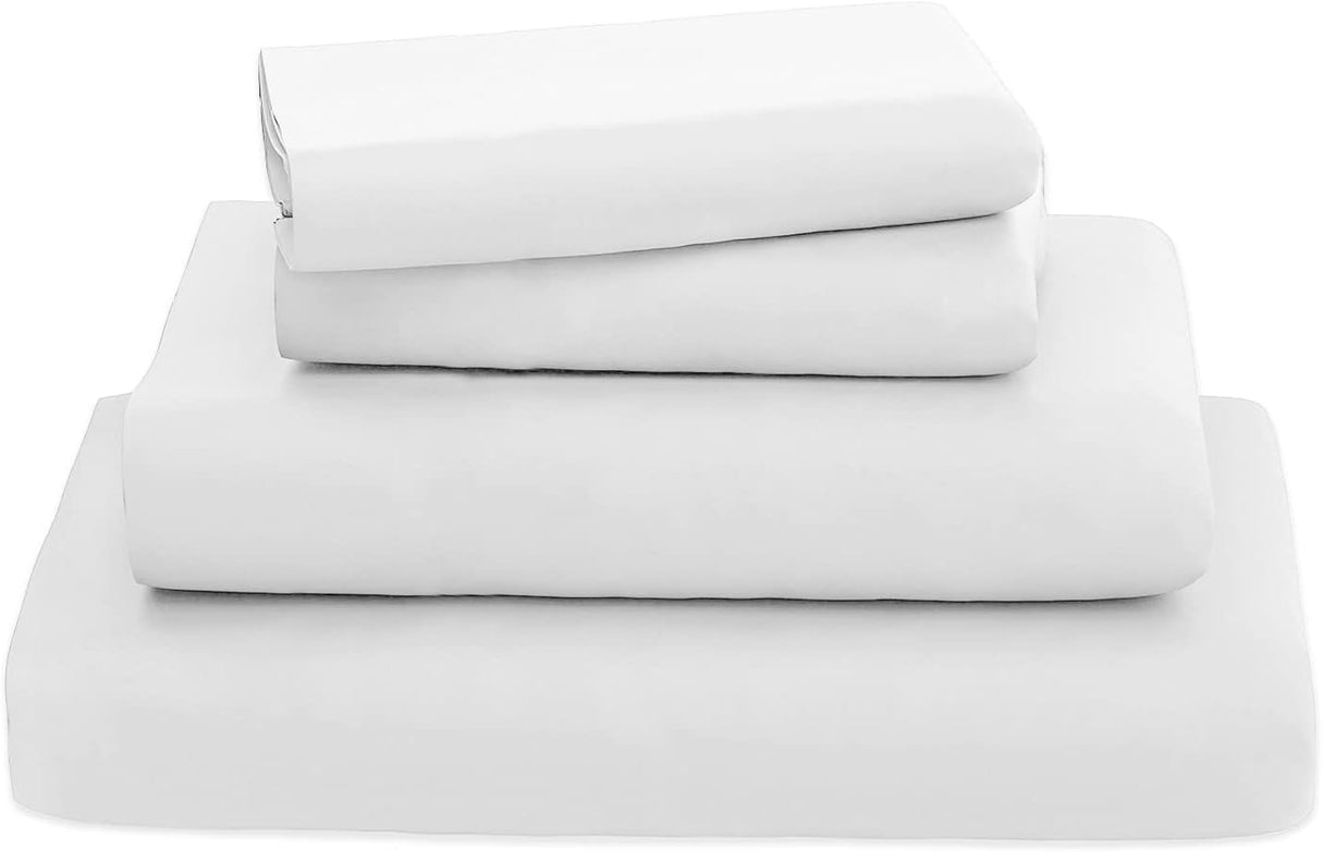 Poligino Double Bed Sheets 150 4-Piece White